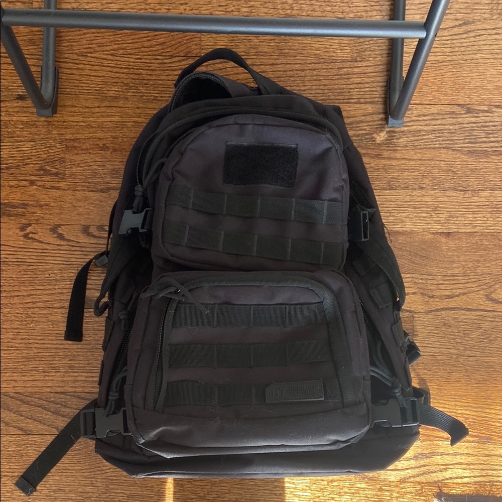 Tactical Black Backpack